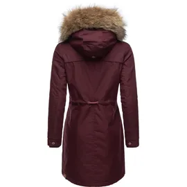 Ragwear Winterparka Tawny hellbraun / weinrot XXL
