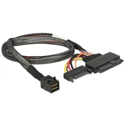 Delock Internes SAS-Kabel - SFF-8643 (M) zu SATA-Stromstecker, U.2 (SFF-8639)
