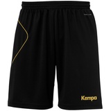 Kempa Curve Handballshorts Kinder schwarz/gold 116