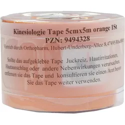 Kinesiologie Tape 5cmx5M Orange 1 ST