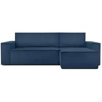 Konsimo Ecksofa Napi ¦ blau ¦ Maße (cm): B:
