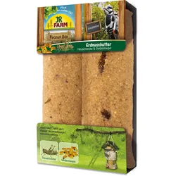JR FARM Peanut Bar Erdnussbutter 2er-Pack 700g Wildvogelfutter zum Nachfüllen Heuschrecken & Seidenraupen