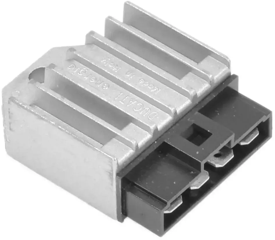 Tecnium 12v Ca/cc 4 Pins Minarelli Regler/gleichrichter - Grey / Black - One Size