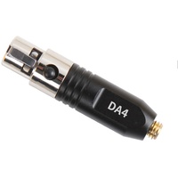Deity DA4 Microdot Adapter Black