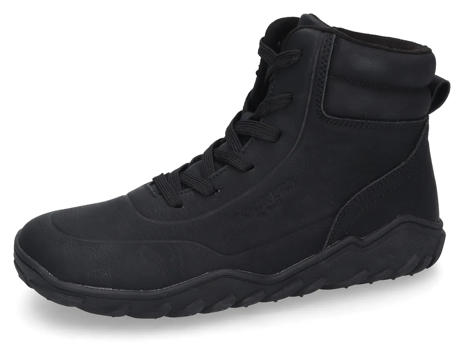 Dockers by Gerli Schnürboots, Barfußschuh, High Top Sneaker mit Leight Weight Sohle Dockers by Gerli allblack 37