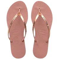 Havaianas Damen Metallic Rust Flip-Flop, Crocus Rose, 33/34