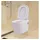 vidaXL Wandmontierte Toilette mit WC-Sitz Weiß
