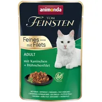 Animonda vom Feinsten Kaninchen und Hühnerfilet 18 x 85