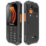 Hammer H Hammer 6 LTE, Outdoor Tastenhandy Dual SIM Schwarz Orange
