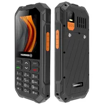 Hammer H Hammer 6 LTE, Outdoor Tastenhandy Dual SIM Schwarz Orange