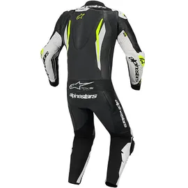 Alpinestars GP Tech V5 Lederkombi - Schwarz/Weiß/Neon-Gelb - 50