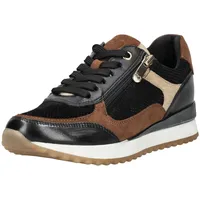Marco Tozzi Sneaker in Schwarz/Braun | Gr.: 39