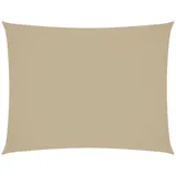 vidaXL Sonnensegel Rechteckig 3 x 6 m Beige