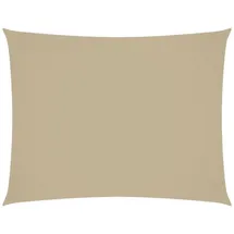 vidaXL Sonnensegel Rechteckig 3 x 6 m Beige