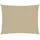 vidaXL Sonnensegel Rechteckig 3 x 6 m Beige