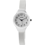 Lorus Klassik Damen-Uhr mit Palladiumauflage und Metallband RG223PX9