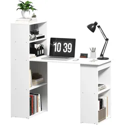 HOMCOM Schreibtisch Spanplatte, MDF