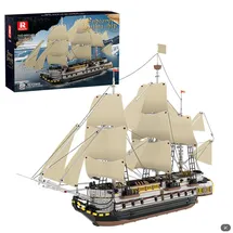 reobrix Segelschiff Klemmbaustein 3555-tlg. 66048