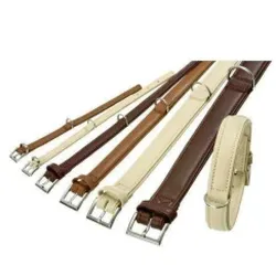 Karlie Nordic Halsband aus Hirschleder - Hellbeige - 30 mm / 60 cm