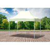 Faltpavillon Faltzelt Pavillon 3x2 Beige Gartenzelt Klappzelt Wasserdicht