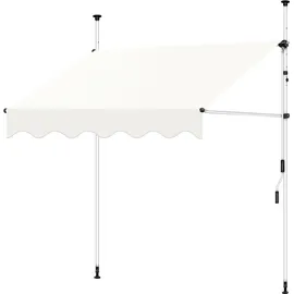 MuCoLa Klemmmarkise 250 cm grau