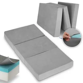 Beautissu Klappmatratze 90 x 200 cm H3 Mikrofaser 14 cm