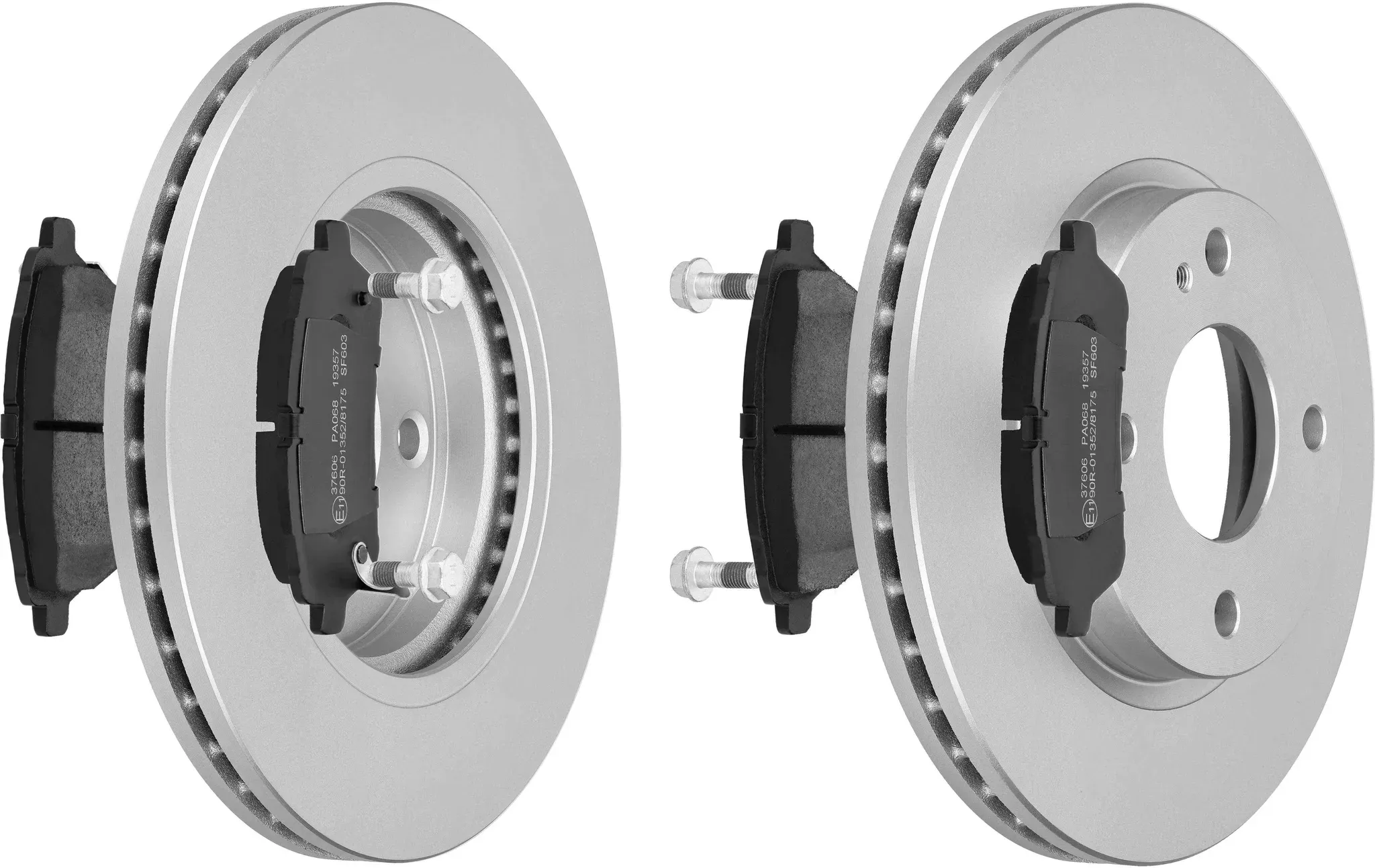 F.BECKER Bremsensatz, Scheibenbremse 13810104 Vorderachse belüftet 258mm 23mm für Ford DAIHATSU MAZDA Subaru Suzuki