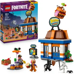 LEGO Fortnite 77076 Durrr Burger Restaurant, Gaming-Geschenk mit Figuren