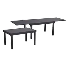 Garden Pleasure Ausziehtisch ELENA 65/130 x 65 x 75 cm Anthrazit