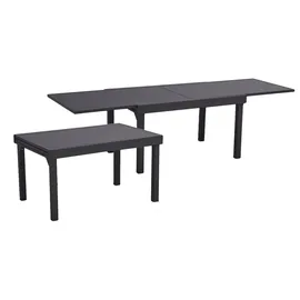 Garden Pleasure Ausziehtisch ELENA 65/130 x 65 x 75 cm Anthrazit
