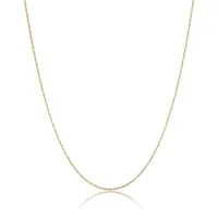 Elli Kette ohne Anhänger Basic Panzerkette Gedreht Singapur 925 Silber goldfarben