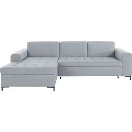 OTTO products Eckcouch Polyester L-Form 266cm Silber
