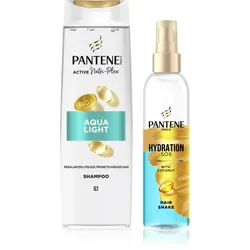 Pantene Pro-V Active Nutri Plex Aqua Light praktisches Paket mit feuchtigkeitsspendenden Produkten für das Haar