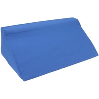 Keilkissen auf Körperseite, Verdeckter Reißverschluss Abnehmbar für Langen Gebrauch Keilkissen Seitennaht Blau für Bett (50*25*15cm)