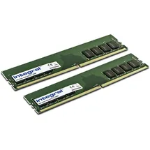 Integral 16GB(2 X 8GB) DDR4 RAM 2400MHz DIMM Desktop-Arbeitsspeicher-Kit, Grün