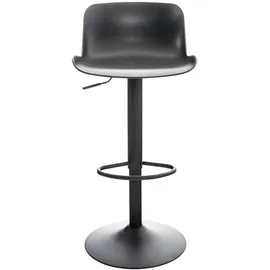 deluke Barhocker, Schwarz, Kunststoff, 44x81x44 cm, Esszimmer, Barmöbel, Barhocker