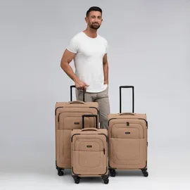 Redolz Essentials 12 Koffer-Set 3-tlg. braun/coffee