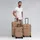 Redolz Essentials 12 Koffer-Set 3-tlg. braun/coffee