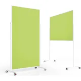 Magnetoplan Moderationstafel 100 x 180 cm Grün/Weiß