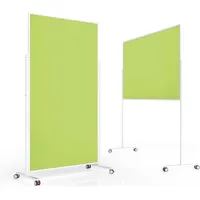 Magnetoplan Moderationstafel 100 x 180 cm Grün/Weiß
