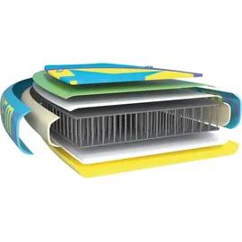 Happy People SUP Set 300 x 76 x 15 cm grün/blau