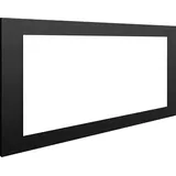 borchardt Möbel Spiegel BORCHARDT MÖBEL "Finn", schwarz (schwarz struktur), B:89cm H:45cm, Glas, Spiegel, mit Rahmen