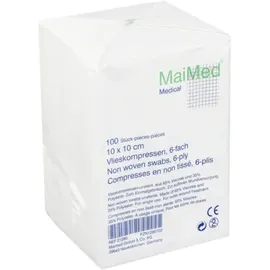 Maimed Vlieskompressen 10 x 10 cm 100 Stück