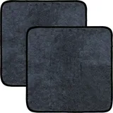 Erwin Müller Microfasertuch 2er-Pack Microfaser grau Größe 40x40 cm