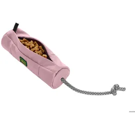 Hunter Trainer Snack Dummy mit Seil, altrosa 20 cm (34 cm Gesamtlänge)