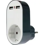Überspannungsschutzadapter FLASH Schutzkontaktsteckdoe 230V/16A