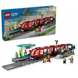 LEGO® City Stadtzentrum Bahnhof und Straßenbahn 60423