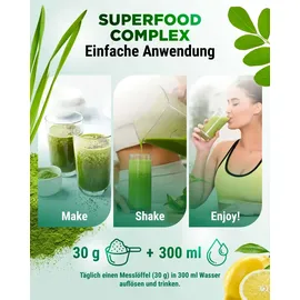 Vit4ever Daily Greens & Fibers Zitrone Pulver 600 g
