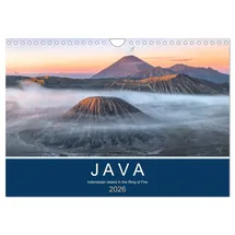 Calvendo Java, Indonesian Island in the Ring of Fire (Wall Calendar 2026 DIN A4 Landscape), CALVENDO 12 Month Wall Calendar: Java is a fascinating island in ... and impressive temples. (CALVENDO Nature)