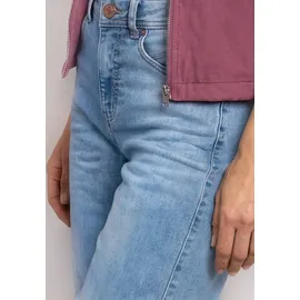 STREET ONE Barrel-Leg Jeans, Karlie blau 32/28